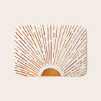 Copper Sunshine With Leo Rising Bath Mat Gallery Image 1