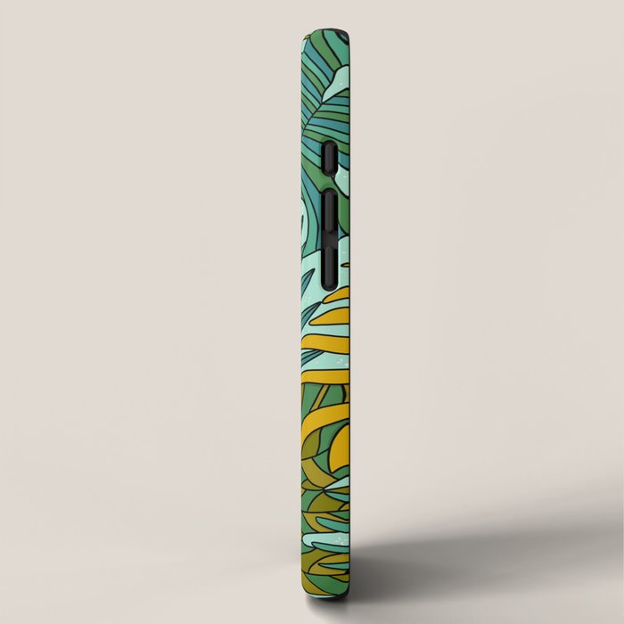 Tropical Leaves Print iPhone Case Gallery Image 2