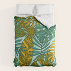 Tropical Leaves Print Comforter Gallery Image 6