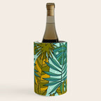Tropical Leaves Print Wine Chiller Gallery Image 1