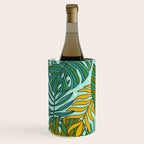 Tropical Leaves Print Wine Chiller Gallery Image 3