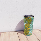 Tropical Leaves Print Travel Mug Gallery Image 4