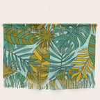 Tropical Leaves Print Wall Hanging Gallery Image 1