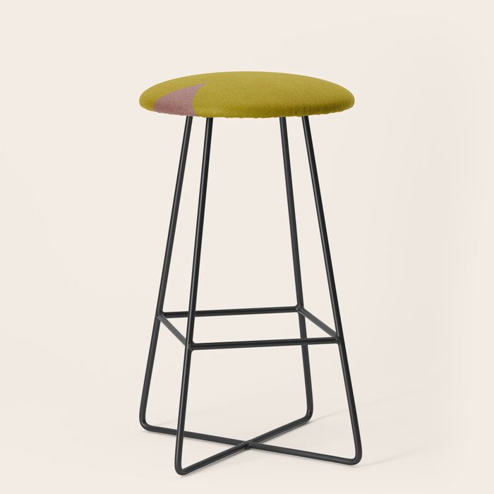 Abstract shape-gold Stool Gallery Image 1
