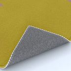 Abstract shape-gold Rug Gallery Image 4