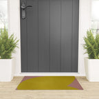 Abstract shape-gold Welcome Mat Gallery Image 3