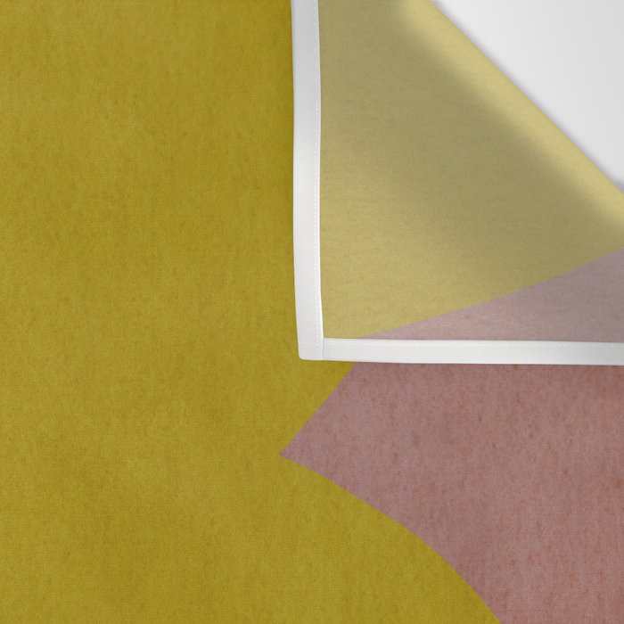 Abstract shape-gold Wall Tapestry Gallery Image 3