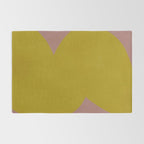 Abstract shape-gold Rug Gallery Image 2