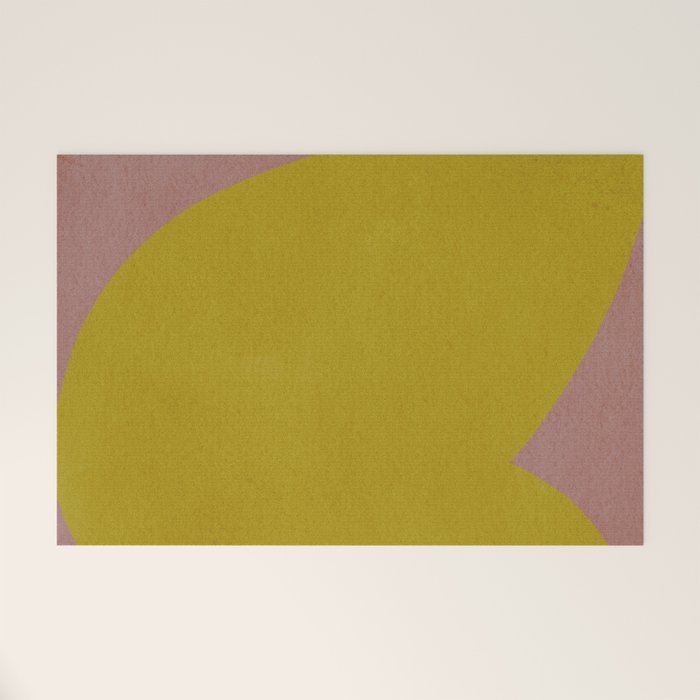 Abstract shape-gold Welcome Mat Gallery Image 1