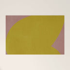 Abstract shape-gold Welcome Mat Gallery Image 1