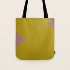 Abstract shape-gold Tote Bag Gallery Image 1