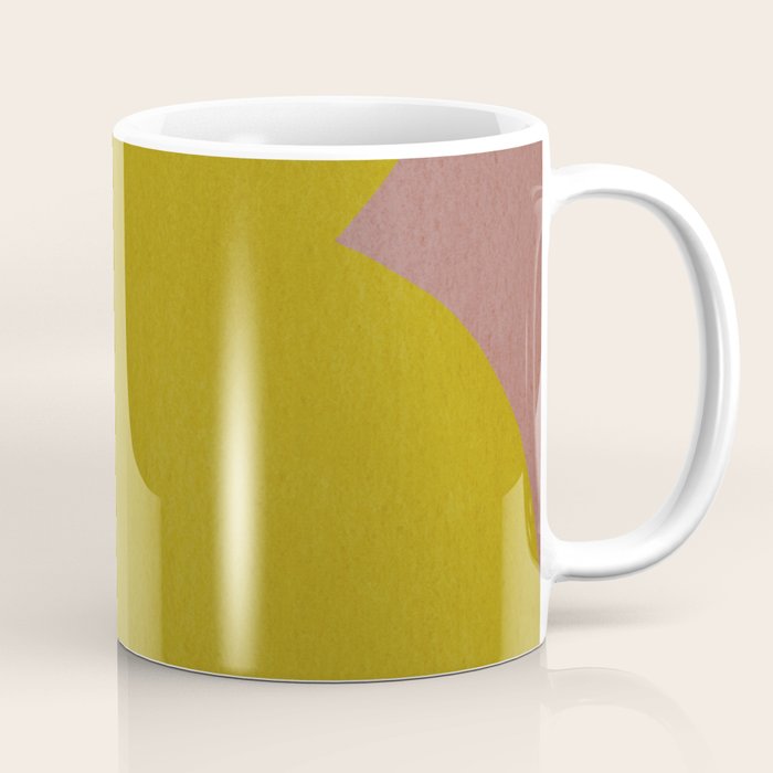 Abstract shape-gold Coffee Mug Gallery Image 1
