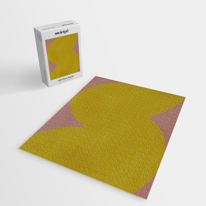 Abstract shape-gold Jigsaw Puzzle Gallery Image 2