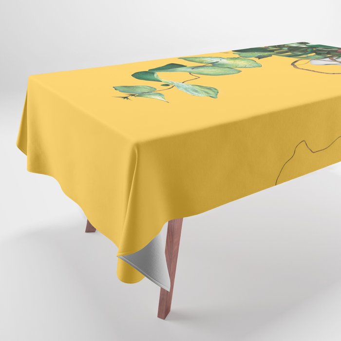 Lady Flowers Tablecloth Gallery Image 1