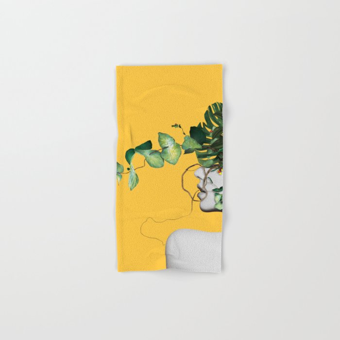 Lady Flowers Bath Towel Gallery Image 1