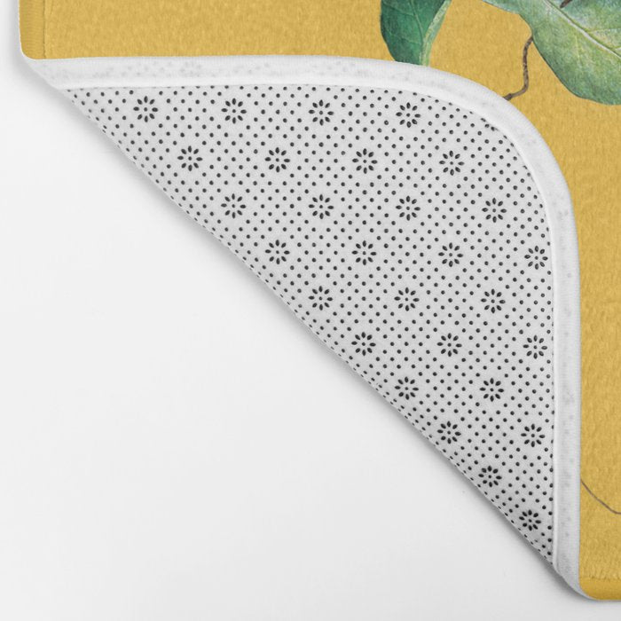 Lady Flowers Bath Mat Gallery Image 2