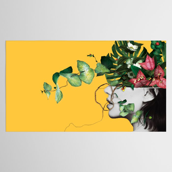 Lady Flowers Tablecloth Gallery Image 2