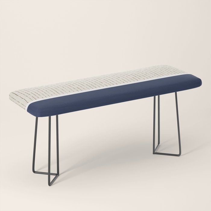 Beige Navy Bench Gallery Image 1