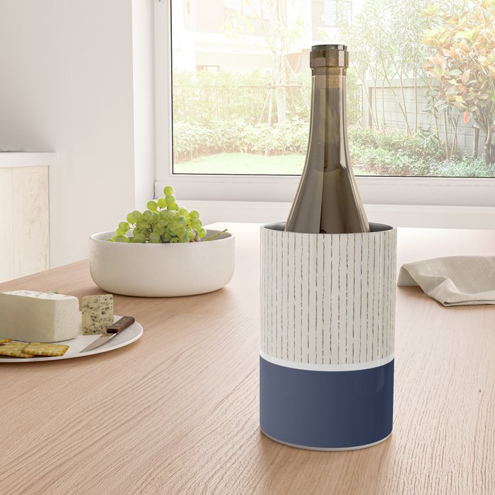 Beige Navy Wine Chiller Gallery Image 4