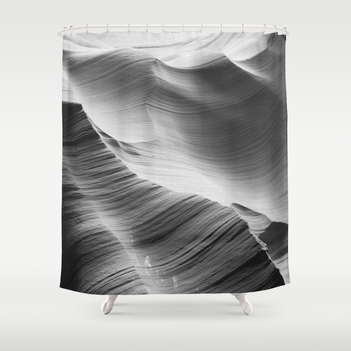 ANTELOPE CANYON XXXIV / Arizona Desert Shower Curtain Gallery Image 1