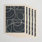 Abstract Line 20 Wrapping Paper Gallery Image 3