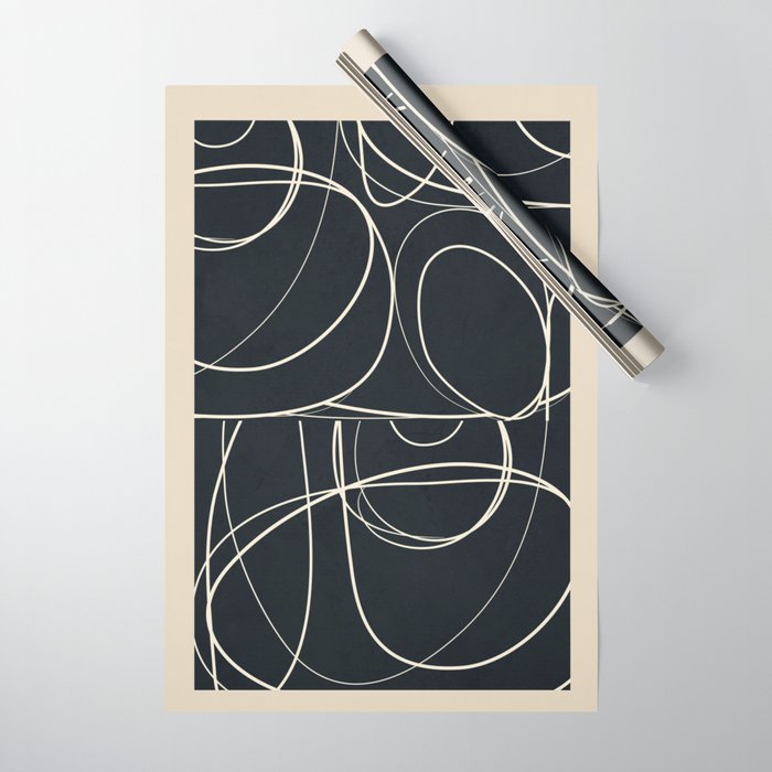 Abstract Line 20 Wrapping Paper Gallery Image 1