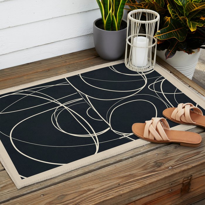 Abstract Line 20 Outdoor Rug Gallery Image 2