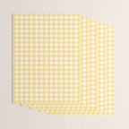 Sunshine Yellow Gingham Wrapping Paper Gallery Image 3