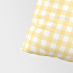 Sunshine Yellow Gingham Pillow Sham Gallery Image 4