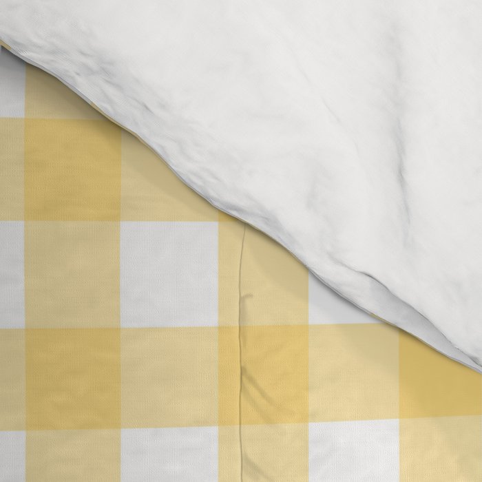 Sunshine Yellow Gingham Comforter Gallery Image 4