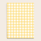 Sunshine Yellow Gingham Notebook Gallery Image 4