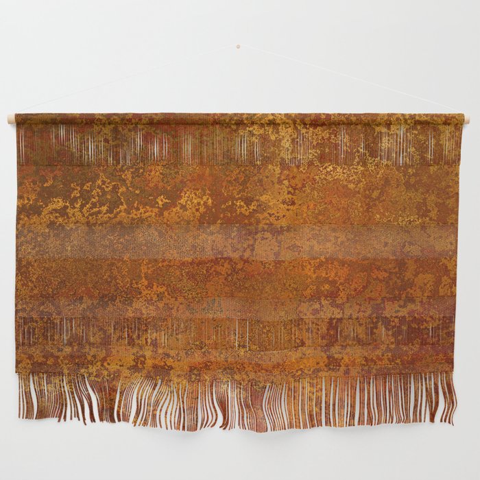 Vintage Copper Rust, Minimalist Art Wall Hanging Gallery Image 1