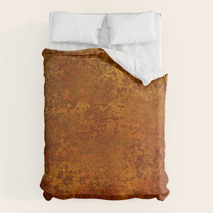 Vintage Copper Rust, Minimalist Art Duvet Cover Gallery Image 6