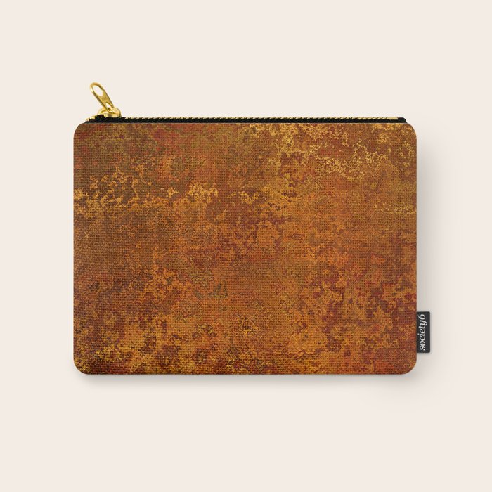 Vintage Copper Rust, Minimalist Art Carry All Pouch Gallery Image 1