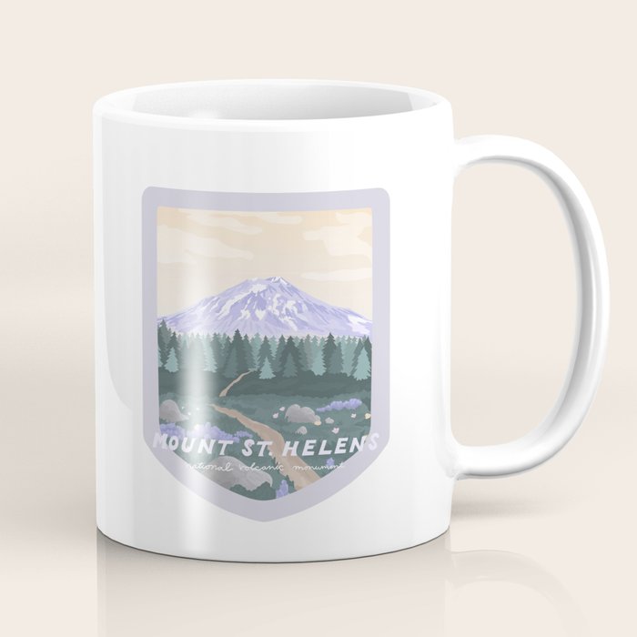 Mount St Helens Volcanic National Monument, Washington Mountains, National Parks Pacific Northwest Coffee Mug Gallery Image 1