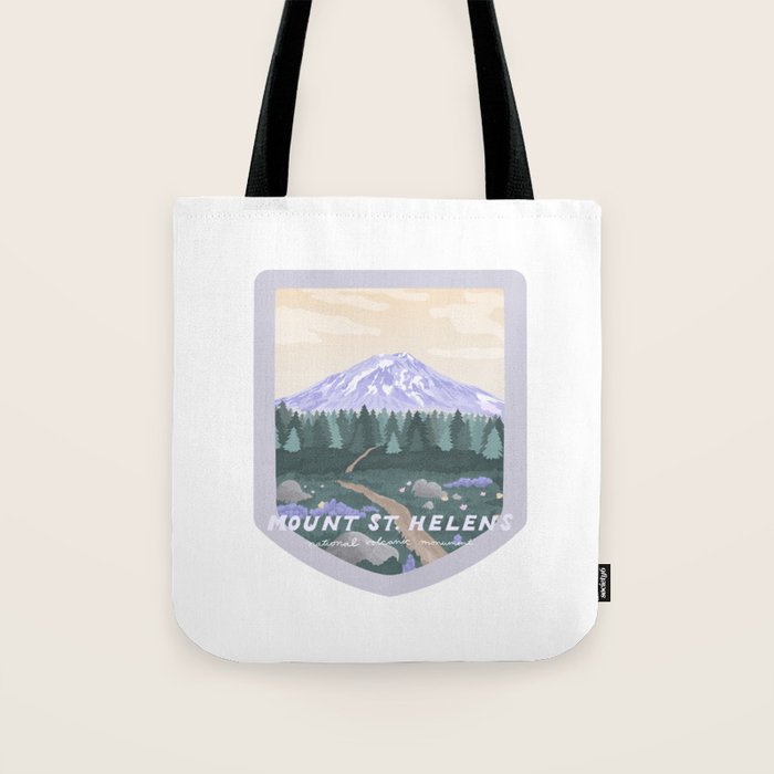 Mount St Helens Volcanic National Monument, Washington Mountains, National Parks Pacific Northwest Tote Bag Gallery Image 1
