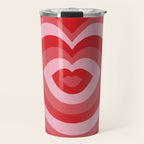 Hypnotic Cherry Lips Travel Mug Gallery Image 1