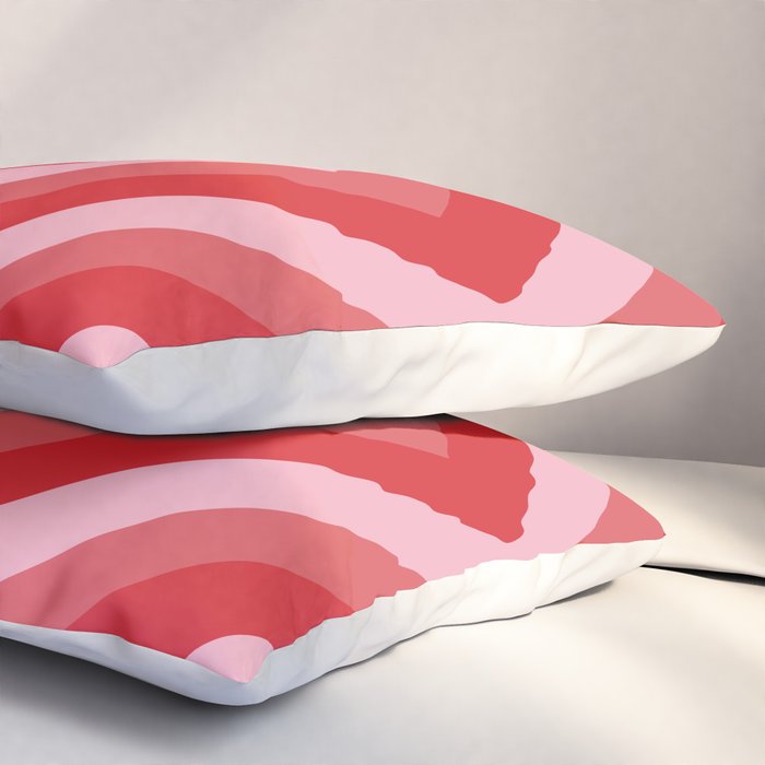 Hypnotic Cherry Lips Pillow Sham Gallery Image 3