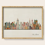 san antonio skyline Serving Tray Gallery Image 1
