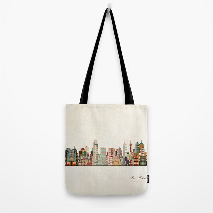 san antonio skyline Tote Bag Gallery Image 2