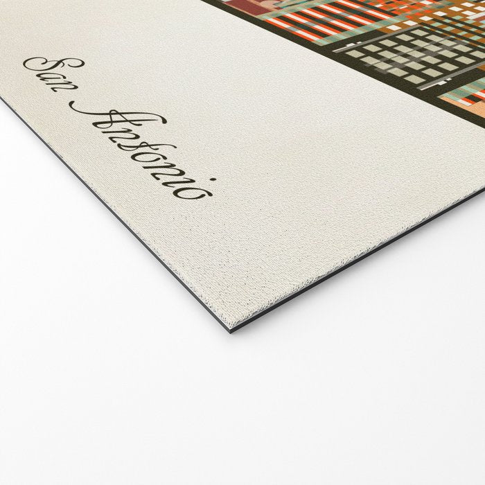 san antonio skyline Welcome Mat Gallery Image 2