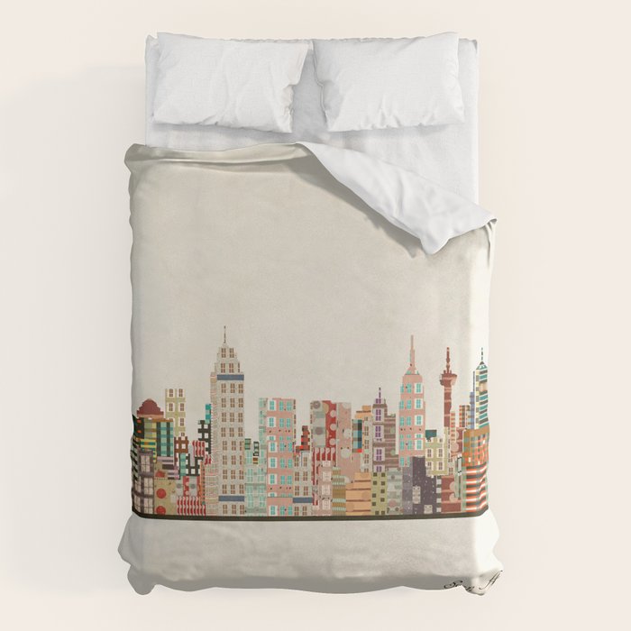 san antonio skyline Duvet Cover Gallery Image 6