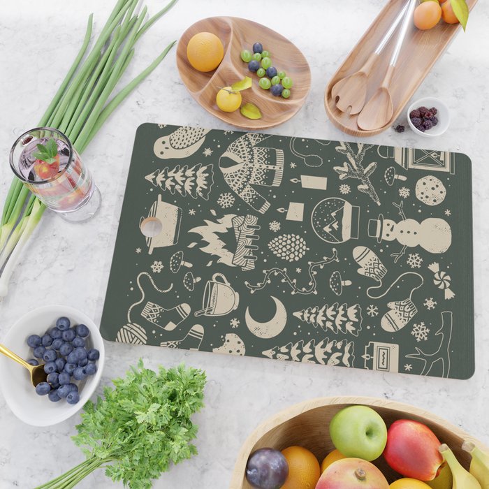 Winter Nights: Forest Cutting Board Gallery Image 2