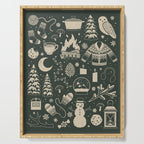 Winter Nights: Forest Serving Tray Gallery Image 1