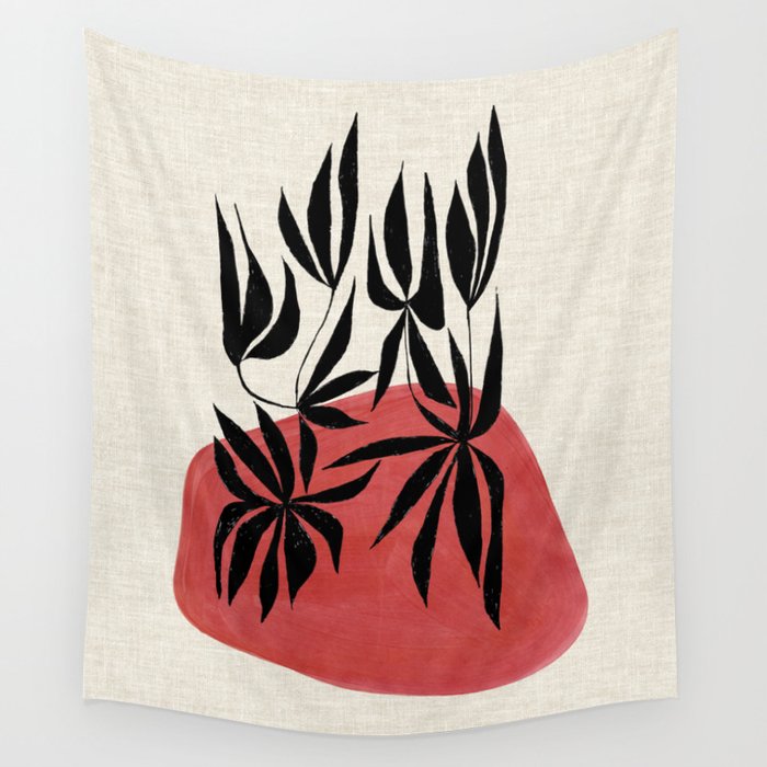 Fire Vines  Wall Tapestry Gallery Image 1