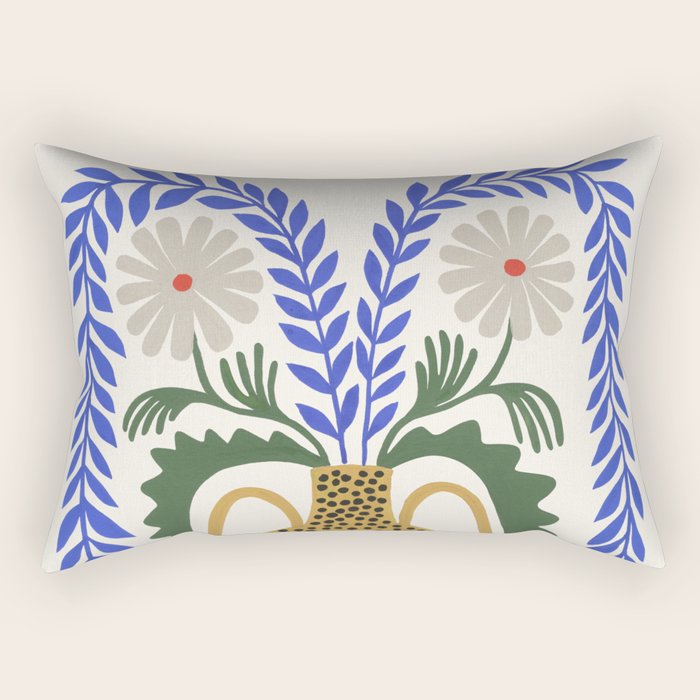November Vase Rectangular Pillow Gallery Image 1
