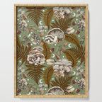 Mushrooms in moon forest G Serving Tray Gallery Image 1