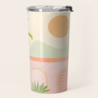 Tropical Mountain Village Landscape Travel Mug Gallery Image 2