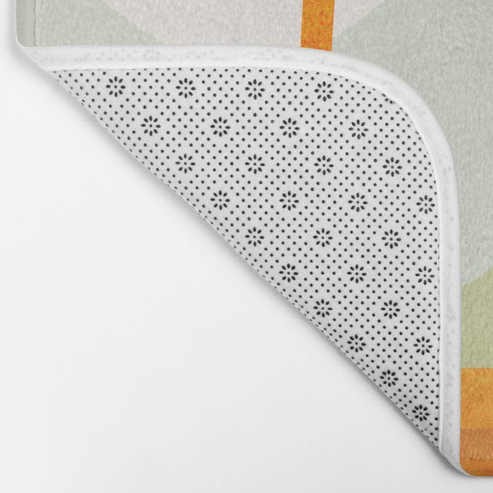 Tropical Mountain Village Landscape Bath Mat Gallery Image 2