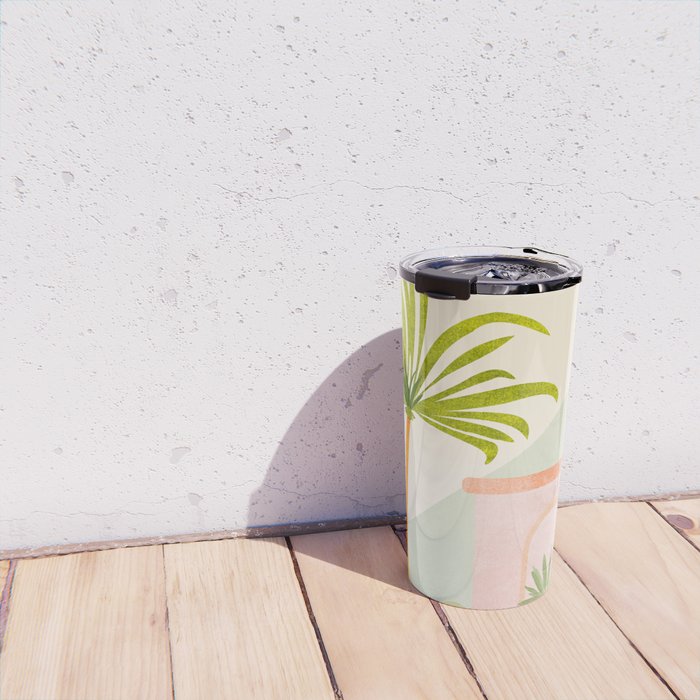 Tropical Mountain Village Landscape Travel Mug Gallery Image 4